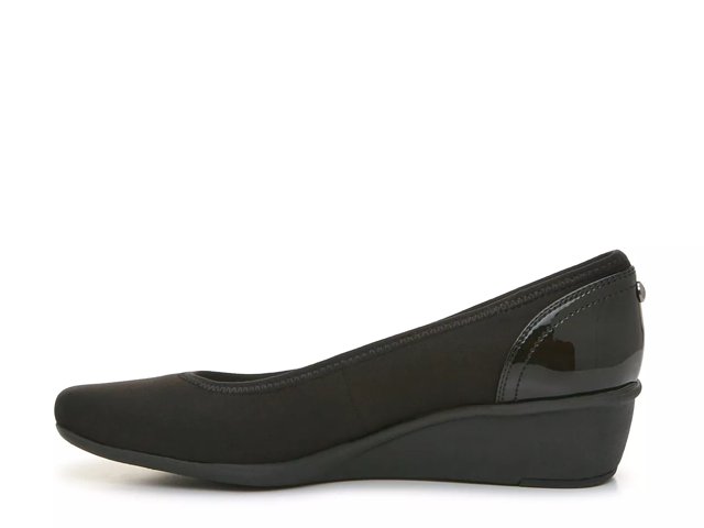 Womens black wedge dress shoes cheap