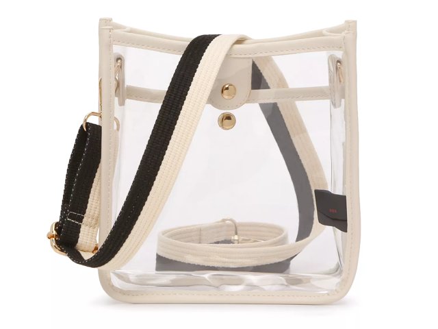 Mix No. 6 Clear Crossbody Bag Women s Clear Ivory Black Size Not Applicable Handbags