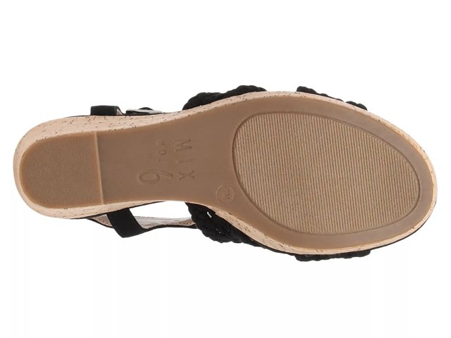 YELLO / O2 DEFORMED WEDGE SANDALS