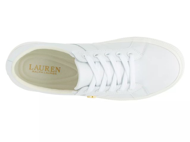 Ralph lauren white sneakers womens new arrivals