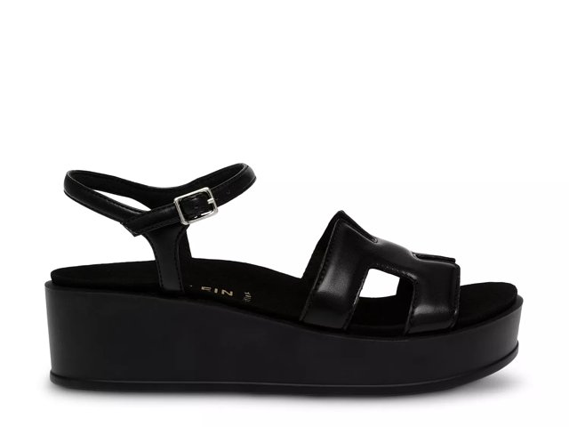 Anne klein black wedge sandals new arrivals