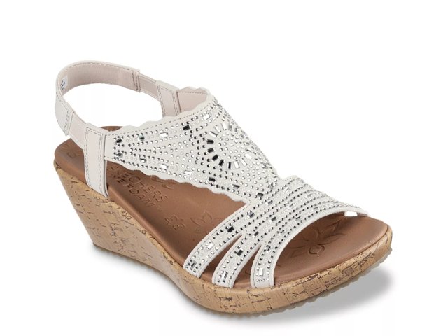 Skechers beverlee wedge sandals new arrivals