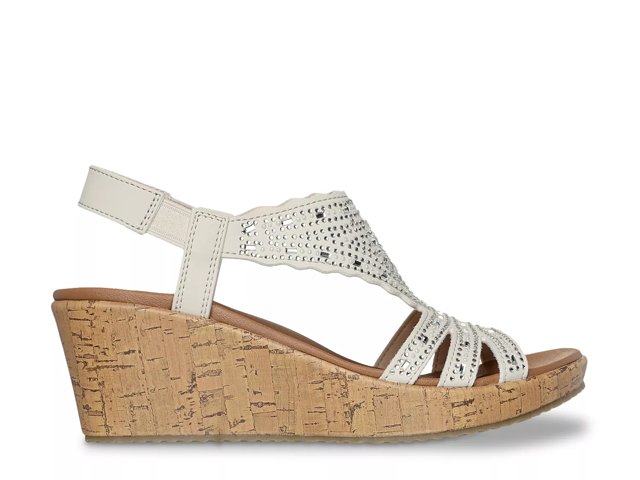Wedge rubber shoes skechers price store