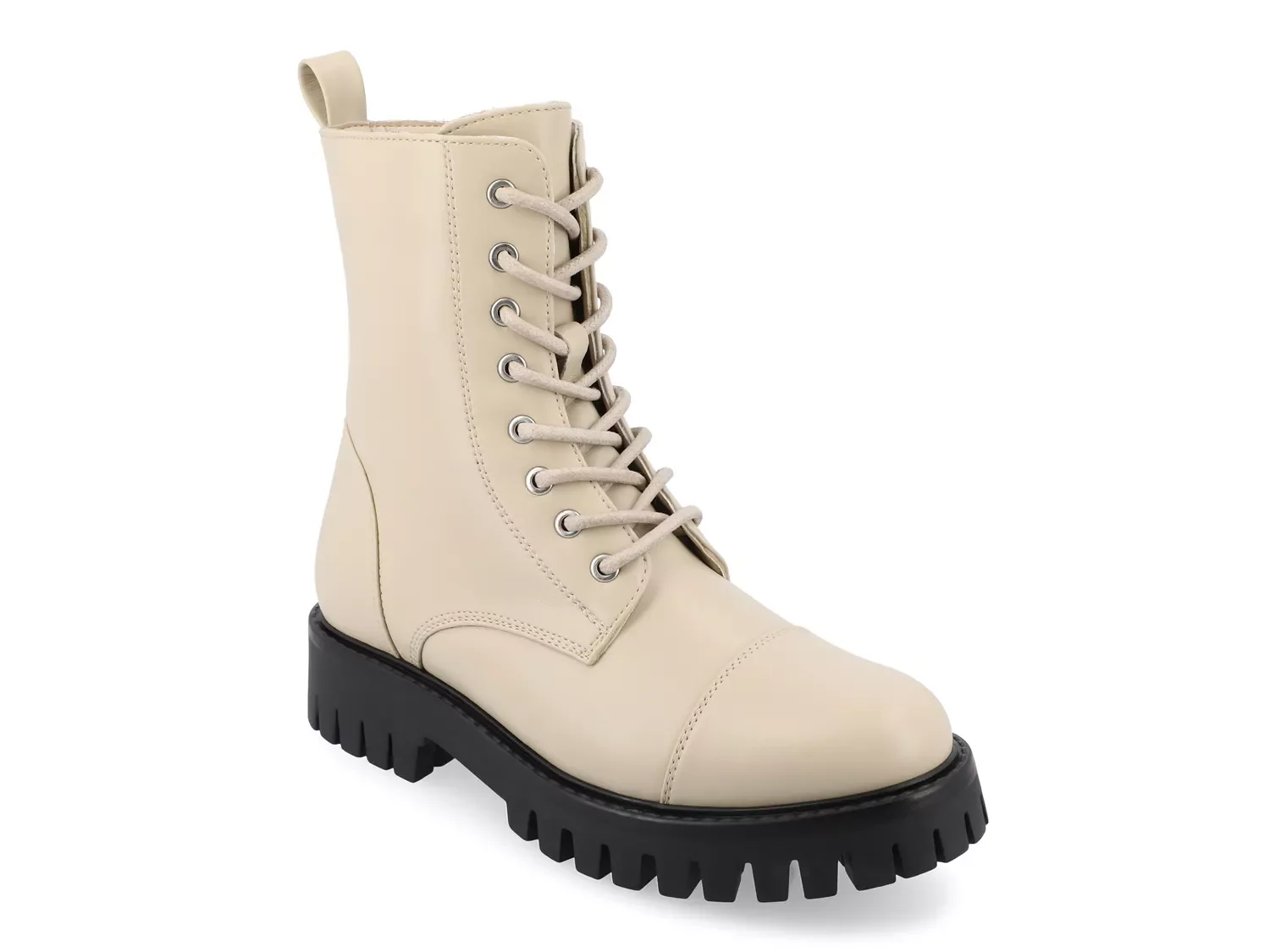Journee Collection Aaley Bootie | Women's | Beige | Size 6.5 | Boots | Lug