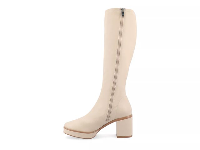 Wide calf platform boots new arrivals