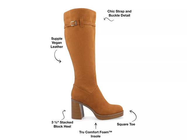 Journee Letice Platform Boot - Free Shipping | DSW