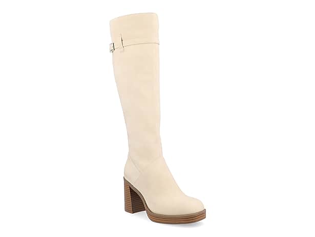 Journee Collection Langly Wide Calf Wedge Boot - Free Shipping | DSW