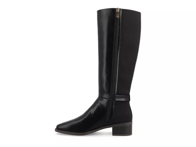 Wide calf hotsell black dress boots