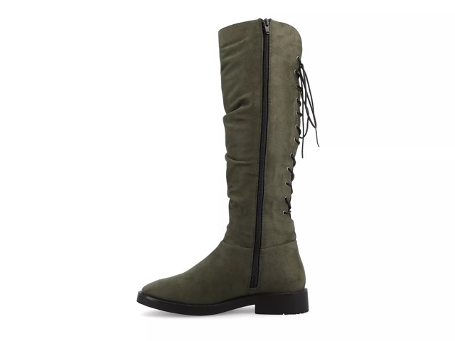 Olive wide calf sales boots