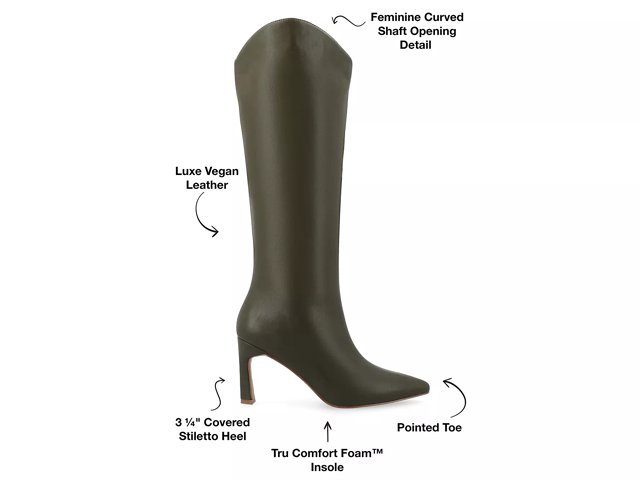 Vegan wide online calf boots