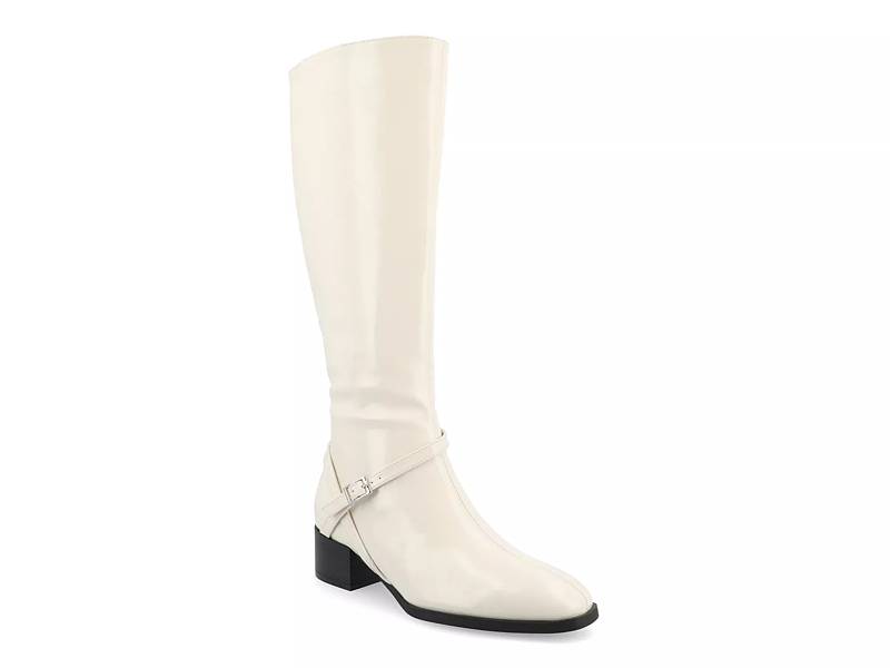 Burberry wide 2024 calf boots