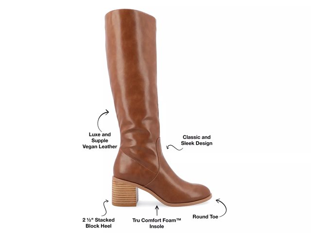 Vegan wide calf boots sales