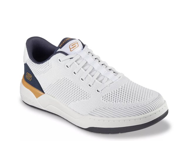 Skechers Relaxed Fit Corliss Dorset Men s Shoes Size 10.5 White