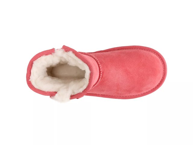 Peach mini store fluff uggs