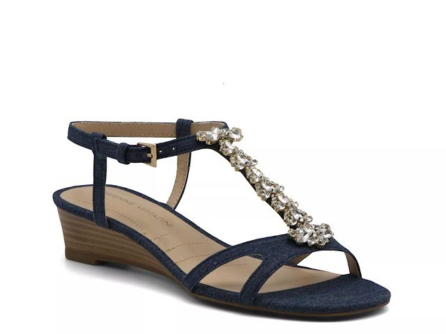 Adrienne vittadini wedge sandals deals