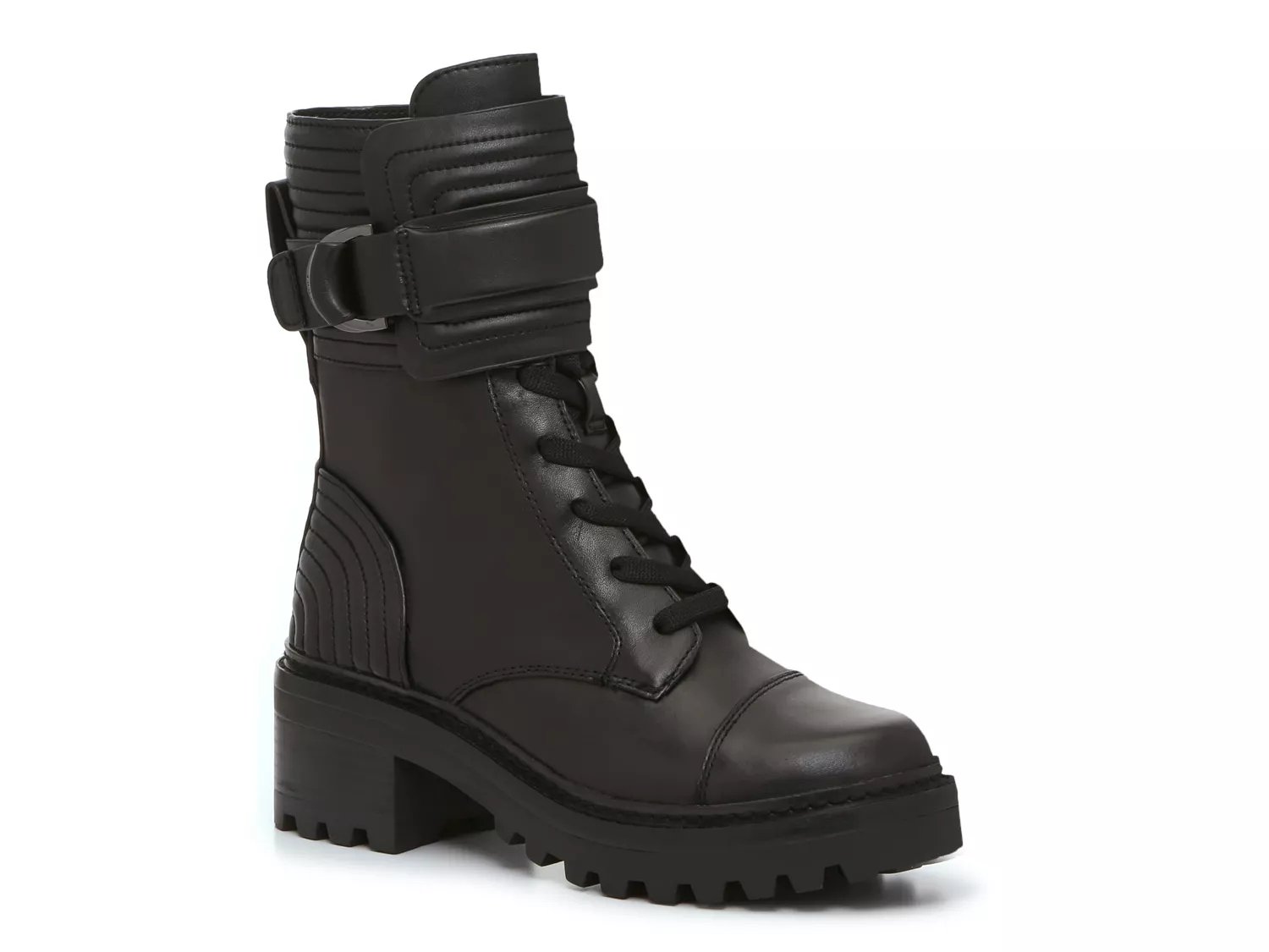 Dkny Women's Talma Lace-Up Combat Boots