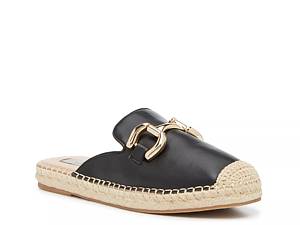 Faux-Leather Kitten-Heel Thong Mule Sandals