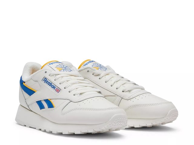 Reebok classic leather womens yellow clearance
