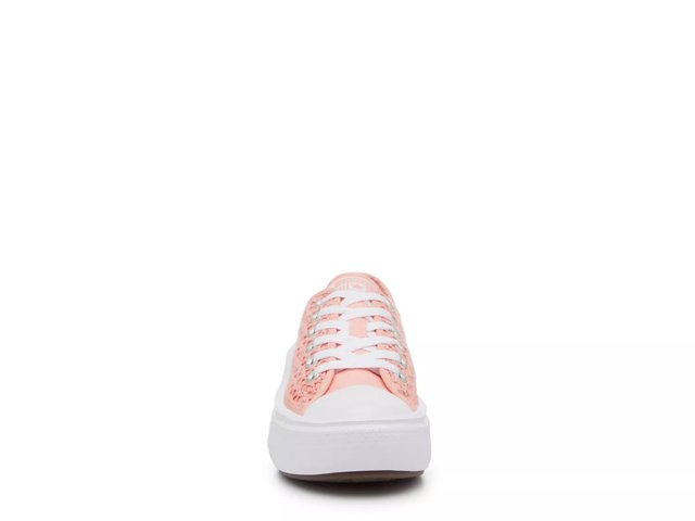 Converse Chuck Taylor Allstar Move Crochet Lowtop Sneaker Kids Girl s Pink Phase Size 5 Youth Sneakers Lace Up