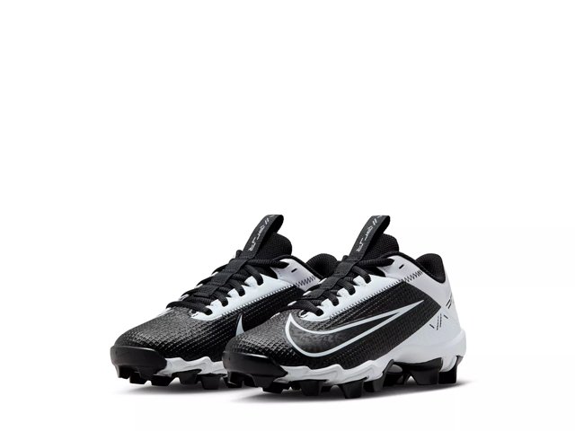Nike cleats black and white deals