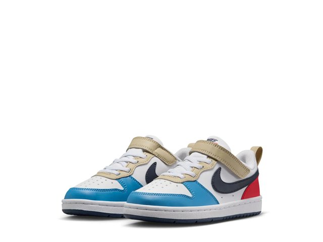 Nike Court Borough Recraft Low Sneaker - Kids' - Free Shipping | DSW
