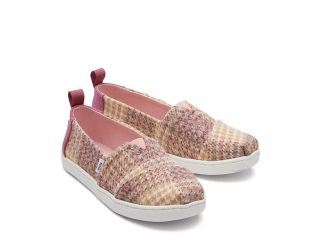 TOMS Alpargata Espadrille Slip On Sneaker Kids Free Shipping