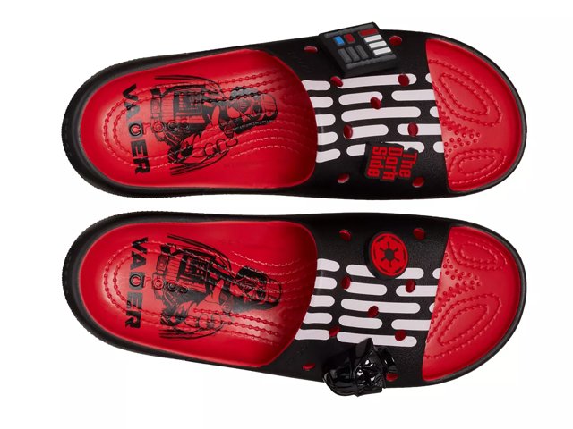Crocs Star Wars Darth Vader Classic Slide Sandal - Free