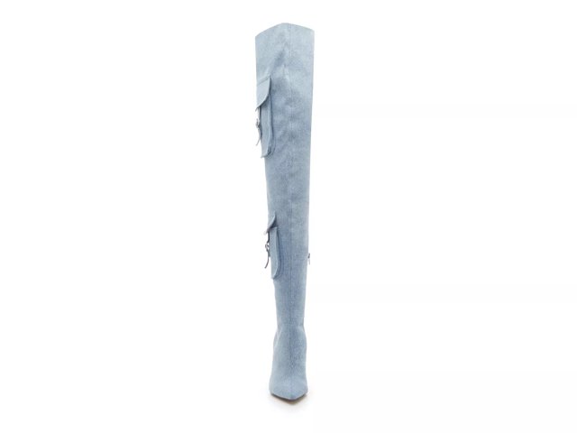 Steve madden grey thigh high boots hotsell