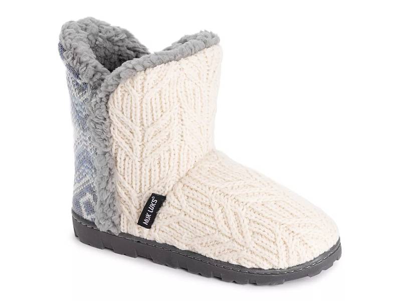 Muk luks discount women's bootie slippers