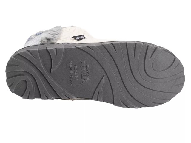 Muk luks shop cheyenne bootie slipper