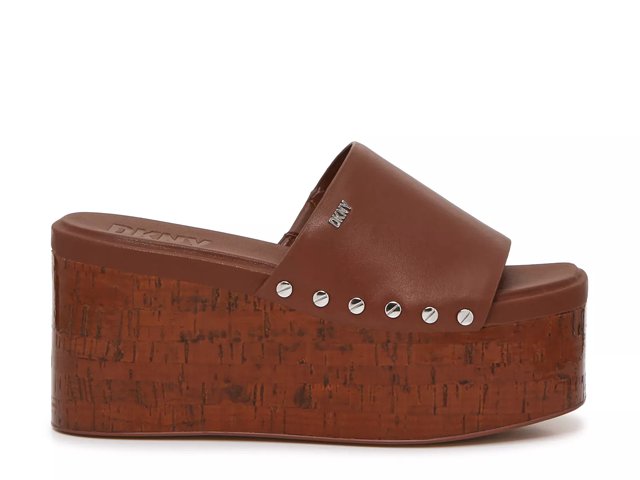 DKNY Alvy Wedge Sandal Free Shipping DSW