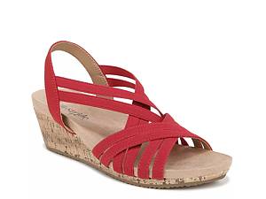 Dsw red 2024 wedge shoes