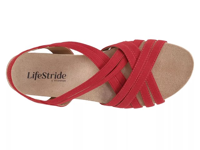 Lifestride red sandals clearance