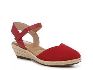 Red sandals cheap at dsw