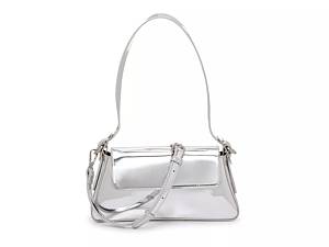 Silver metallic crossbody online bag