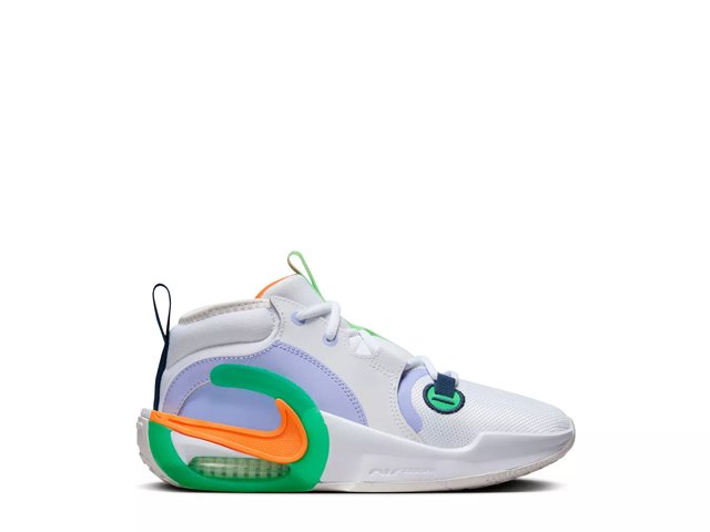 Nike Air Zoom Crossover 2 Big Kids Basketball Shoes Boy s Size 7 Orange Purple Pulse