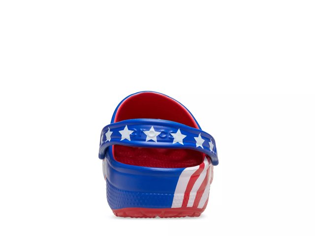 Classic american flag crocs best sale