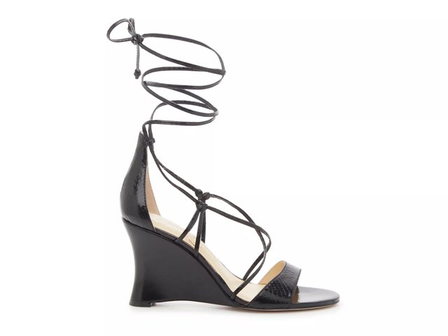 Jessica simpson black wedge sandals clearance