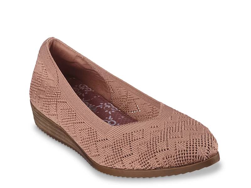 Cleo Sawdust With Grace Wedge Slip-On