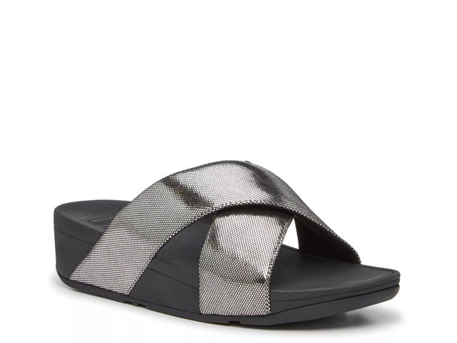 Fitflop lulu shimmer black best sale