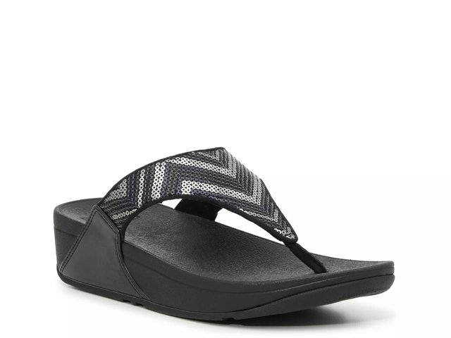FitFlop Lulu Sequin Wedge Sandal