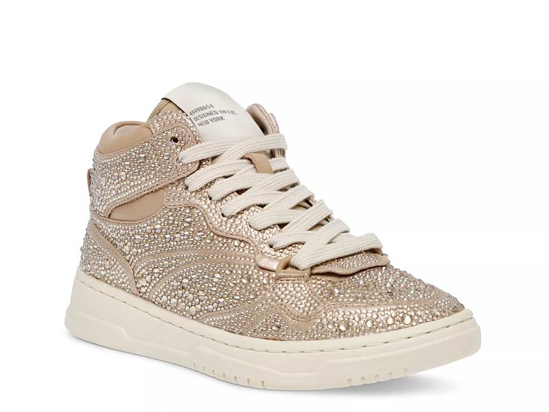 Shop Women s Gold High Top Sneakers DSW