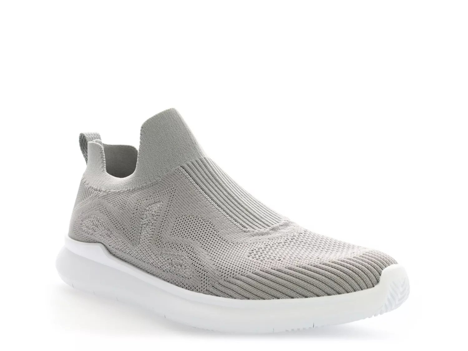 Propet Wide Width TravelBound SlipOn Sneaker | Women's | Grey | Size 6.5 | Slip-Ons | Sneakers | Stretch