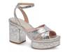 Silver 2025 platform sandals