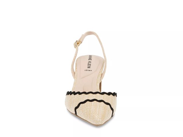Anne Klein Beck Pump Women s Beige Size 10 Pumps Ankle Strap