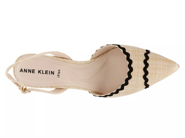 Anne Klein Beck Pump Women s Beige Size 10 Pumps Ankle Strap