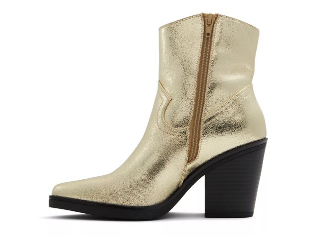 Gold booties dsw on sale
