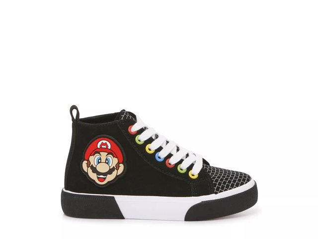 Ground Up Super Mario High Top Sneaker Kids Free Shipping DSW