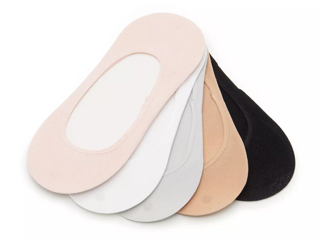 Steve Madden Microfiber No Show Liners 5 Pack Free Shipping DSW