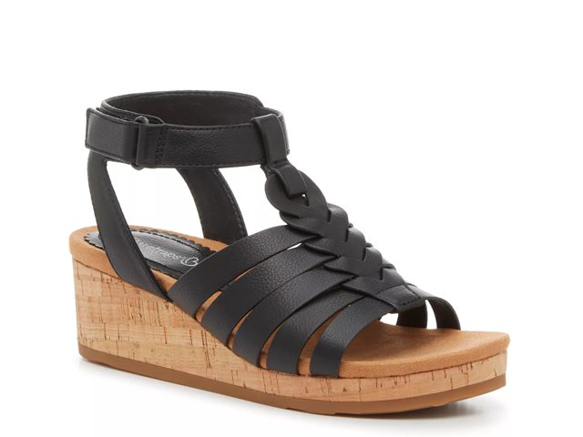 Dsw black wedge sandals new arrivals